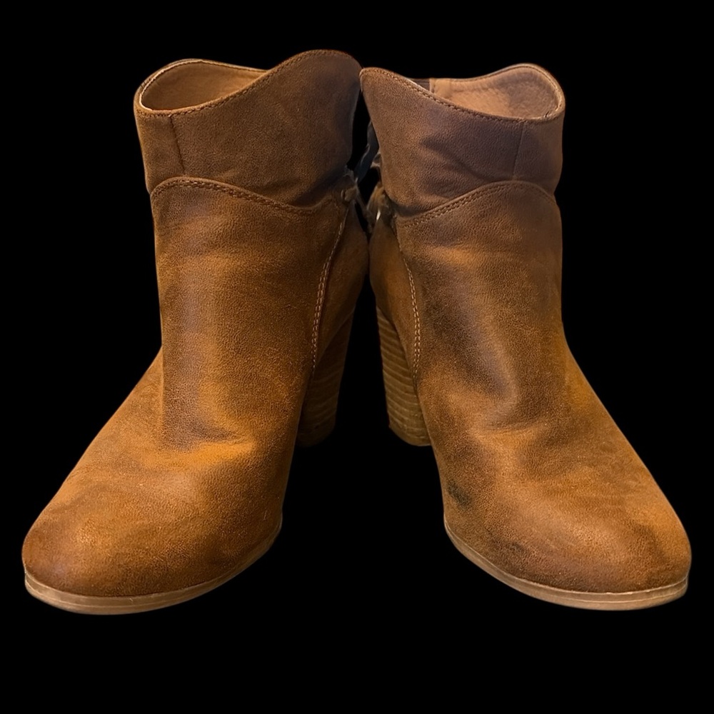Canyon River Blues, Brown, Faux Suede Ankle Boots, Size 8